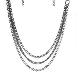 paparazzi Jewelry - Black necklace/earrings paparazzi paparazzi Jewelry - Black necklace/earrings paparazzi